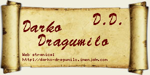 Darko Dragumilo vizit kartica